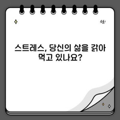 스트레스해소 요약정보 우선 확인: 당신의 스트레스, 지금 바로 해결하세요!
