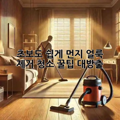 ✨ 초보도 쉽게! 먼지, 얼룩 제거 청소 꿀팁 대방출 🧹