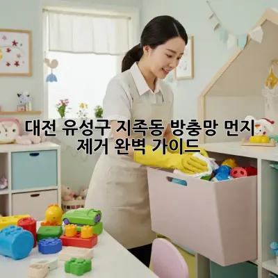 대전 유성구 지족동 방충망 먼지 제거 완벽 가이드