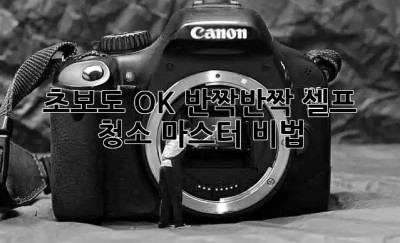 ✨ 초보도 OK! 반짝반짝 셀프 청소 마스터 비법 🏡